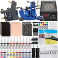 Complete Coil Tattoo Machine Kit With Tattoo Power Supply Tattoo Machine Gun Set for Tattoo Beginner Set Permanent Makeup Tools