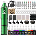 Beginner Tattoo Kits Tattoo Machine Pen with Cartridge Tattoo Needles Tattoo Inks Kits for Tattoo Artists Tattoo Supplies