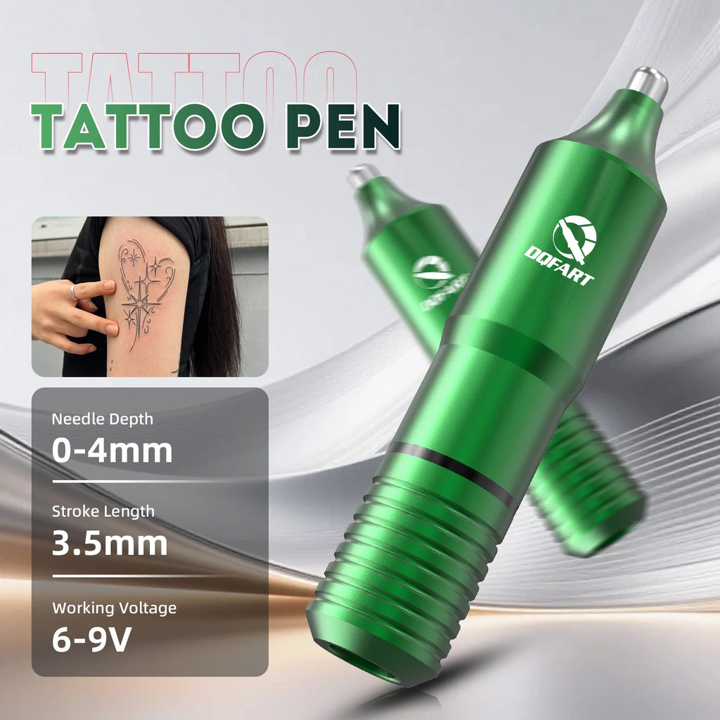Beginner Tattoo Kits Tattoo Machine Pen with Cartridge Tattoo Needles Tattoo Inks Kits for Tattoo Artists Tattoo Supplies