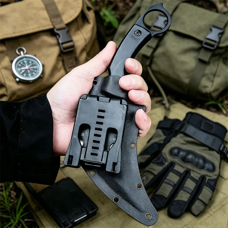 Claw Knife D2 Blade G10 Handles Paw Knife EDC Tools Camping Everyday Carry Portable Knives, Outooor Wilderness survival Knives