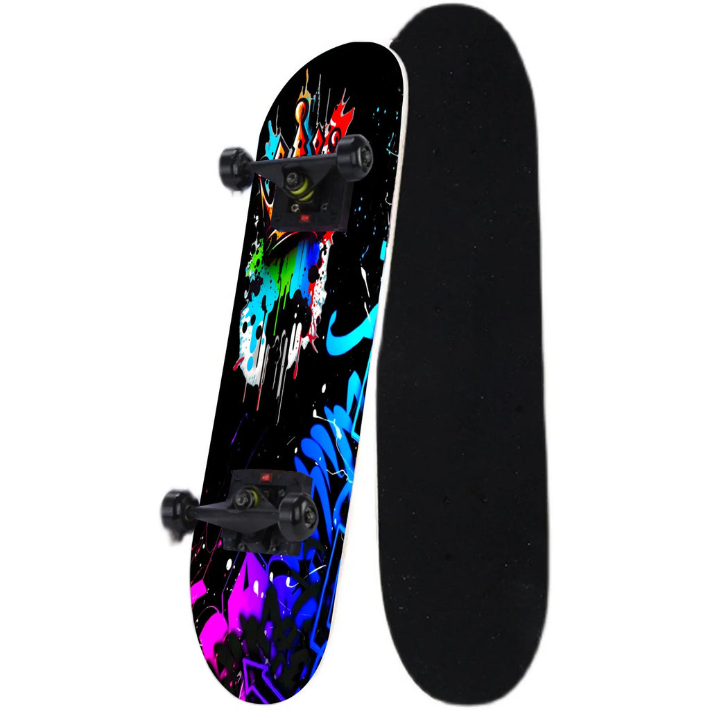 1 piece skateboard trend decorative sticker, creative personality cool self-adhesive four-wheel skateboard sticker, easy tostick