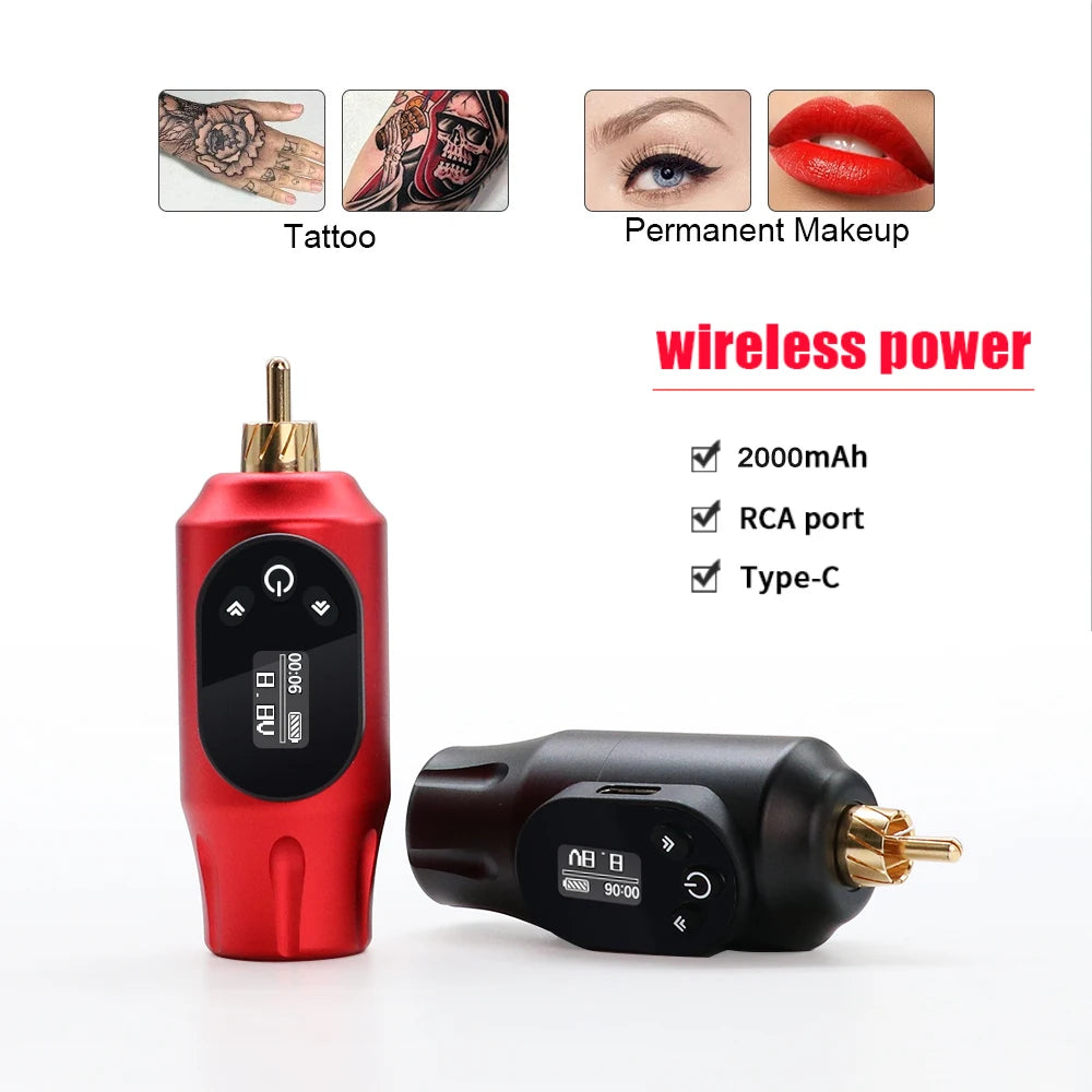 Tattoo Gun Kit - Tattoo Machine Kit Tattoo Pen Kit for Beginners Rotary Tattoo Pen Type Machine Kit Complete Tattoo Supplies