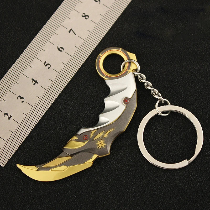 Valorant Yoru's Stylish Butterfly Knife Cosplay CSGO Hero Weapons Smite Knife Champions 2021 Karambit Sovereign Sword Model