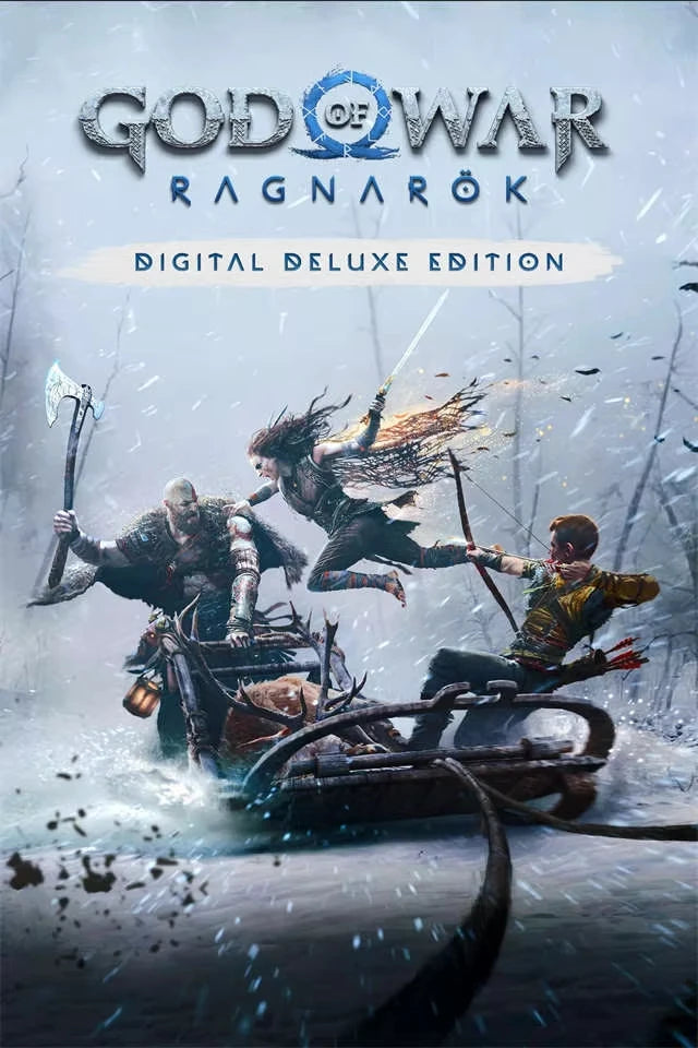God of War Ragnarok 2022 Poster - Kratos Themed Wall Art for Gaming Room Decor