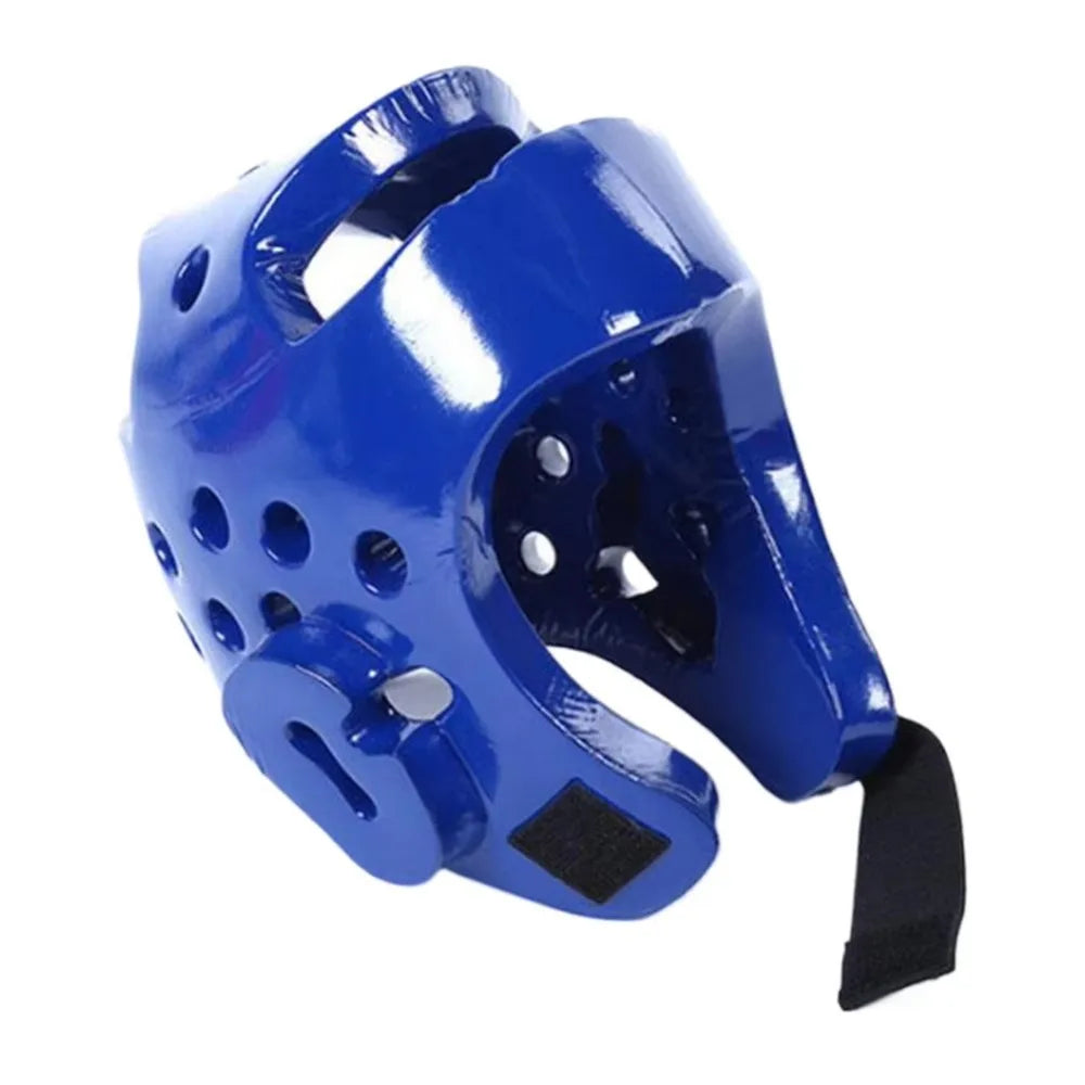 Head Protection Taekwondo Helmet Gear Portable PU Material Muay Thai Helmet Seamless One-Time Molding Kickboxing Helmet Fitness