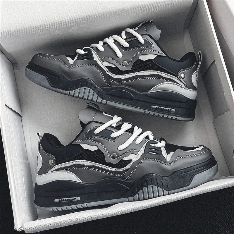 Trendy Skateboard Sneakers Men Original Skate Shoes Fashion Colorful Designer Sneakers Hip Hop Platform Men's Skateboard Shoes