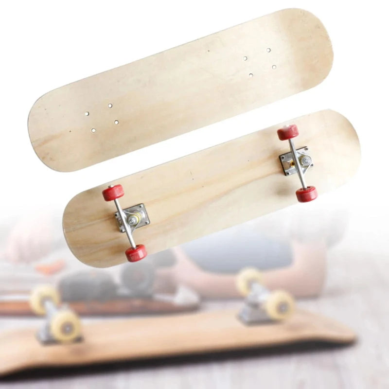 Skateboard Whiteboard 43cm 60cm 72cm 80cm Hand drawn Drawing Original Wooden Board DIY Blank Skateboard Children's Skate Board