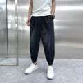 Men's Trendy Washed Blue Jeans Hipster Fashion Harem Pants