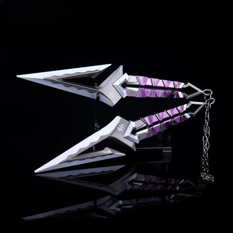 16cm Valorant Knife Kuronami No Yaiba Upgrade Alloy Model Game Melee Weapon Peripherals Militery Training Knives Toys Safety Boy