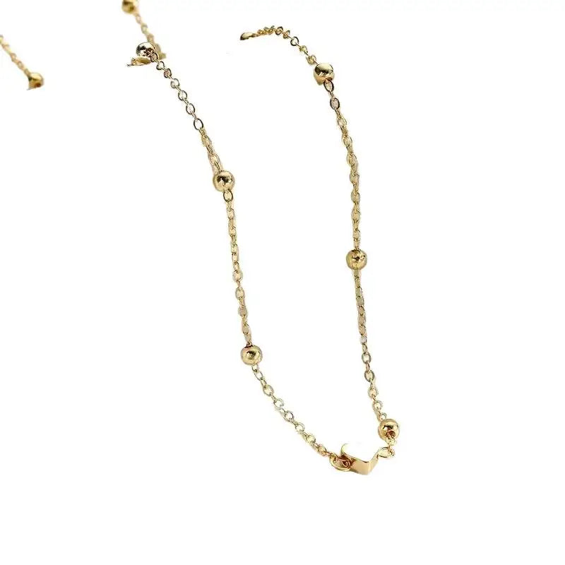 Girls Simple Heart Beaded Belly Chains For Women Fashion Metal Beach Bikini Waist Chains  Body Jewelry Accessories