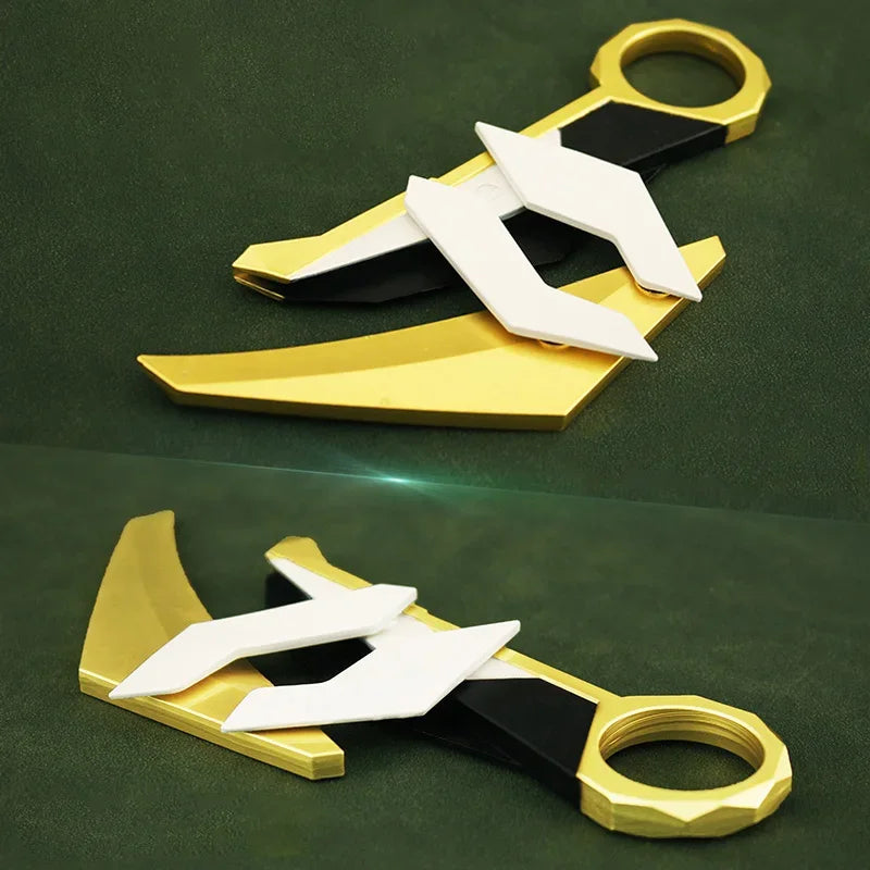Valorant Prime Karambit Tactical Knife Melee16cm Alloy Metal Material Game Model Samurai Sword Gifts Toys for Boys