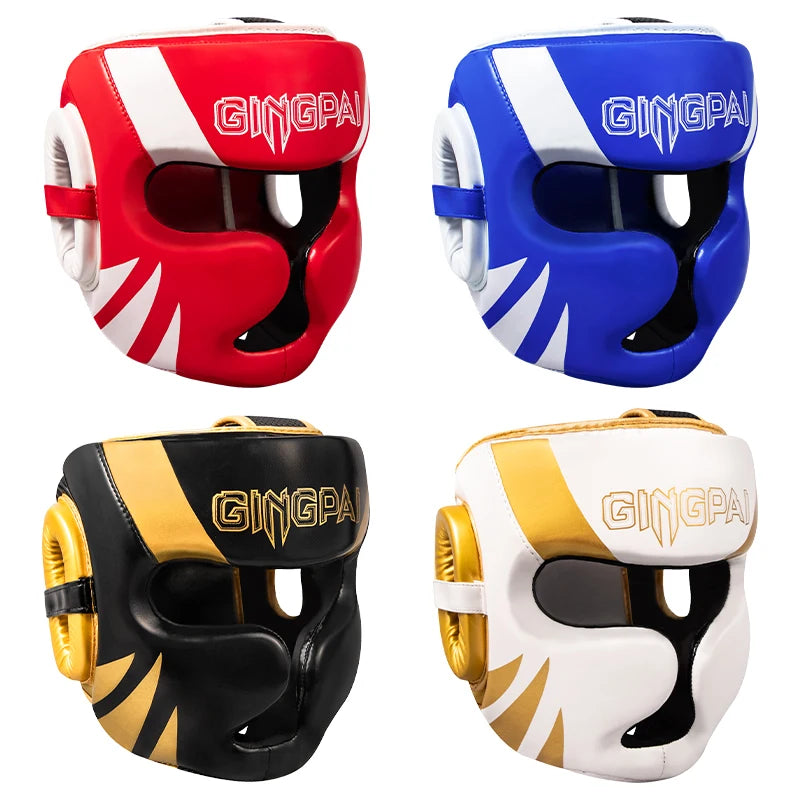 Boxing MMA Safety Helmet Head Gear Protectors Adult Child Training Headgear Muay Thai Kickboxing Full-covered Helmets Kids Adult