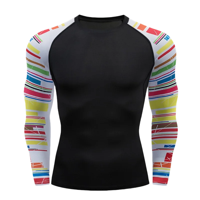 MMA T-shirt Men's Rashguard Long Sleeve Muay Thai T-shirts Gi BJJ Jiu Jitsu MMA Compression Shirt Fitness Gym Boxing Jerseys