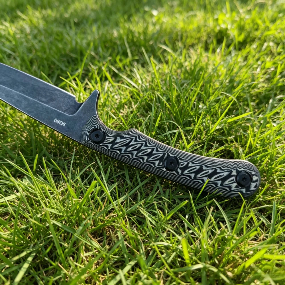 Ergonomic Design Festival Preferred Gift Outdoor Portable Handmade Straight Knife with Sheath Lightweight Camping Cooking Knives