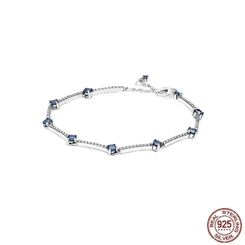 New 925 sterling silver sparkling exquisite women's and men's charm jewelry Valentine's Day surprise European gift