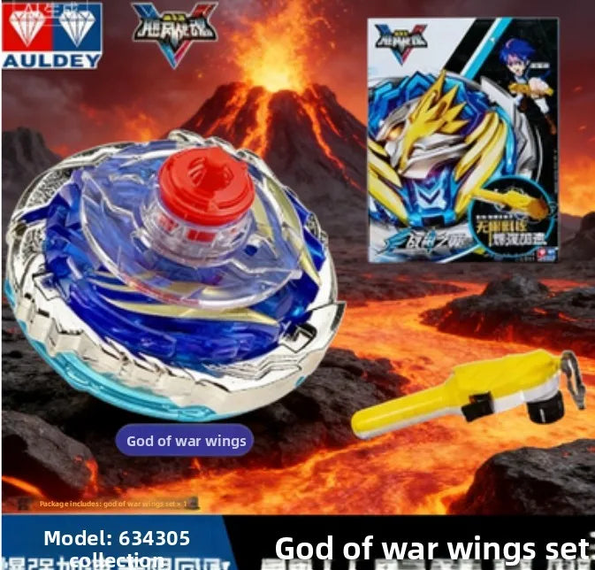 Highly Detailed Auldey Beyblade Burst IP, God of War Wing Accurate Battle Top DesignExquisite Interactive  Kids Premium Gift Box