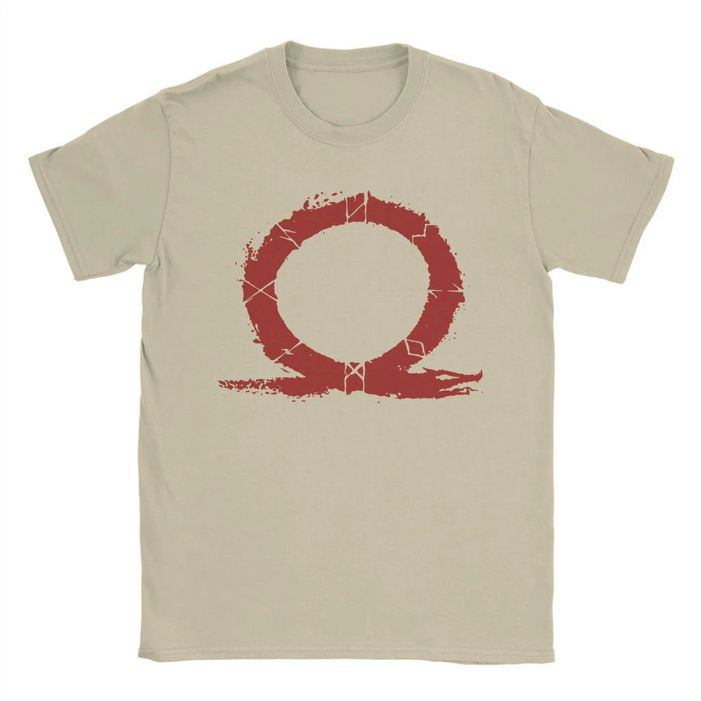 God of War Runes T-Shirt for Men  Awesome 100% Cotton Tees O Neck Short Sleeve T Shirts New Arrival Clothing