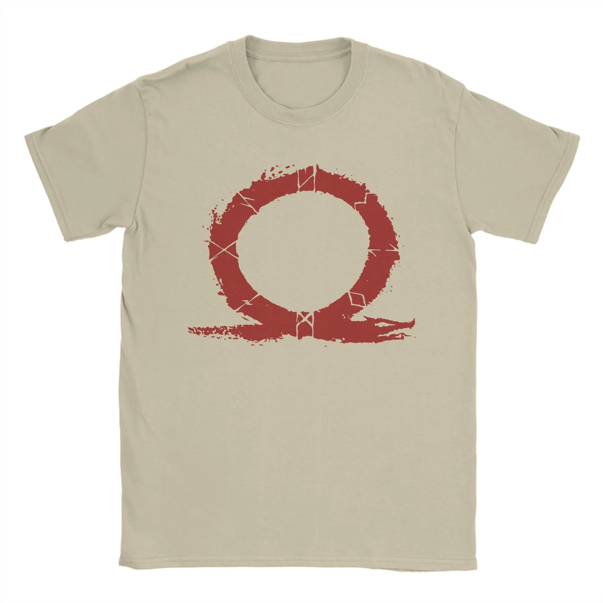 God of War Runes T-Shirt for Men  Awesome 100% Cotton Tees O Neck Short Sleeve T Shirts New Arrival Clothing