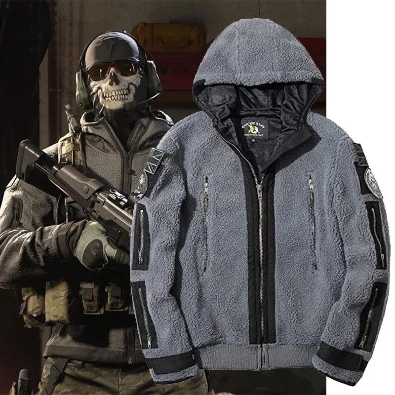Adult COD MW N1479 Warfare 2 Task Force 141 Jacket Halloween Costume Men Game Call of Duty Ghost Coat Cosplay