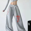 Fun Dragon Patterned Casual Sports Jogging Pants for Both Men and Women, 3D Drawstring Straight Leg Sports Hip-hop Style Pants