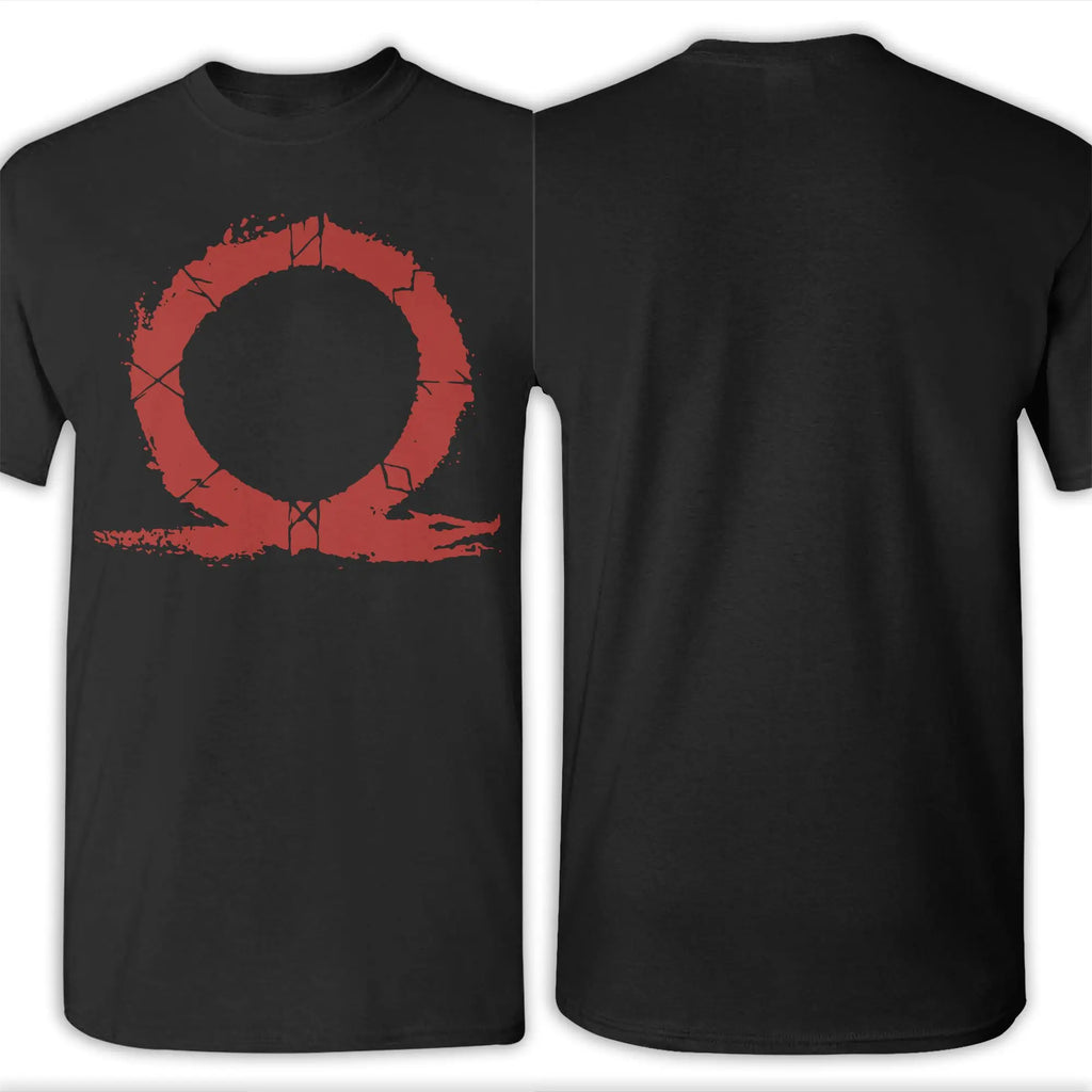 God of War Runes T-Shirt for Men  Awesome 100% Cotton Tees O Neck Short Sleeve T Shirts New Arrival Clothing