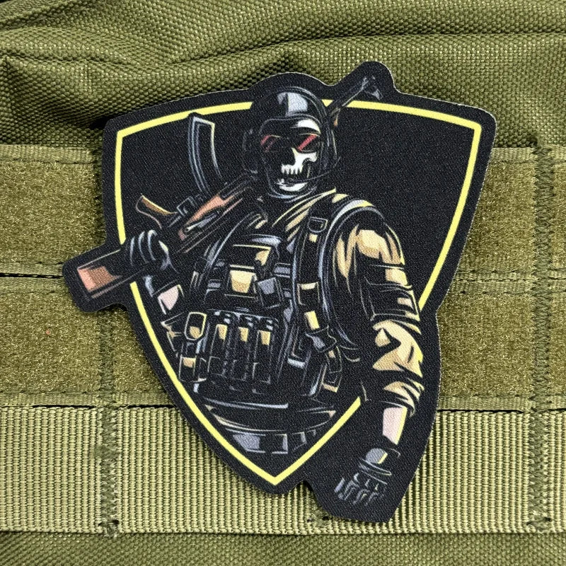 Call of Duty Tactical Patch Anti-terrorist Soldier Morale Badge Hook and Loop Printing Game Patches Military Backpack Sticker