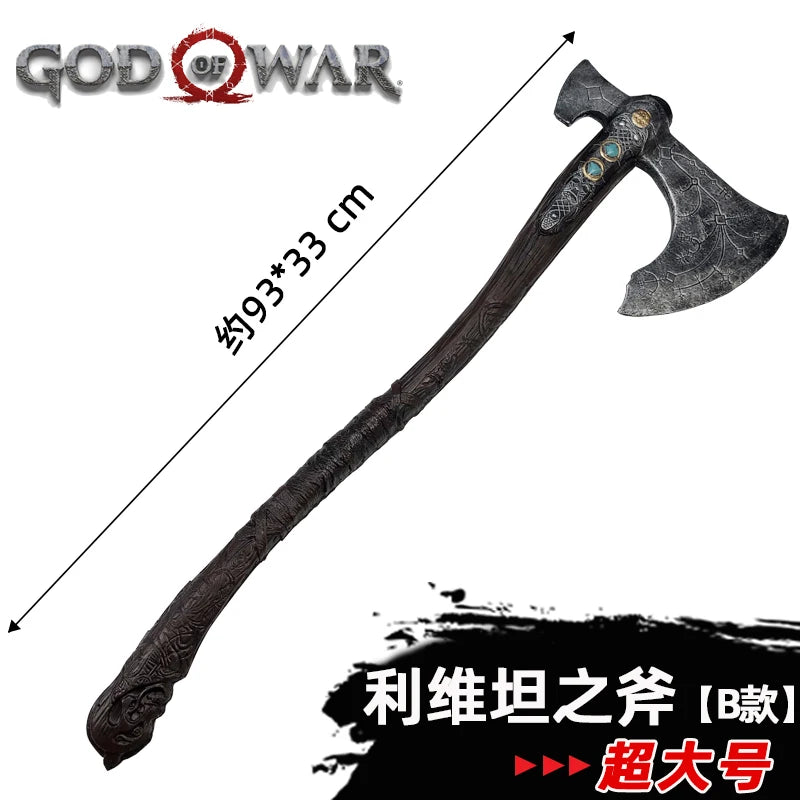 Cosplay 1:1 God of War 4 War Beast Axe Leviathan B Pirate Ghost Axe Prop Weapons Role Playing Cos Axe PU Model  Prop