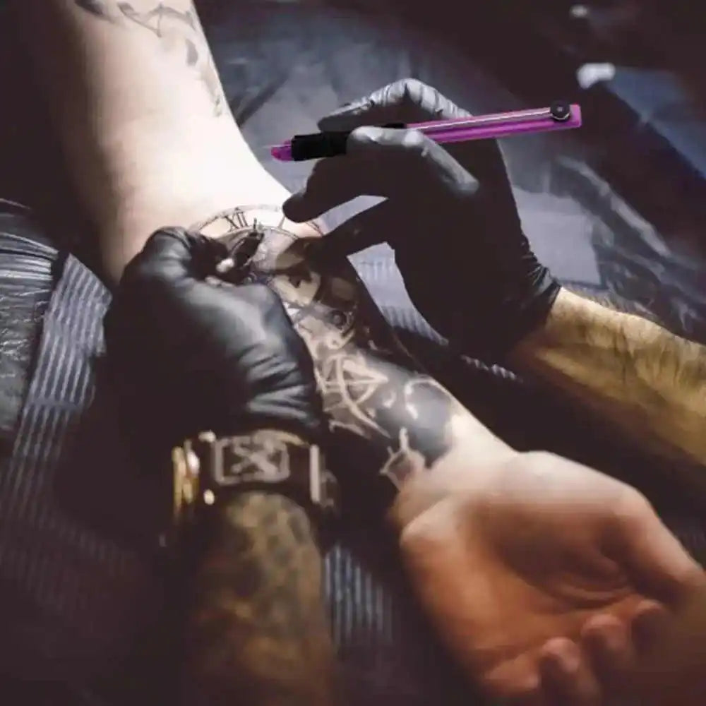 3D Hand Poke and Stick Tattoo Kit with Tattoo Needles Pigment Tattoo Ink Cups Inks for DIY Body Arts Tattoo Set for Beginners