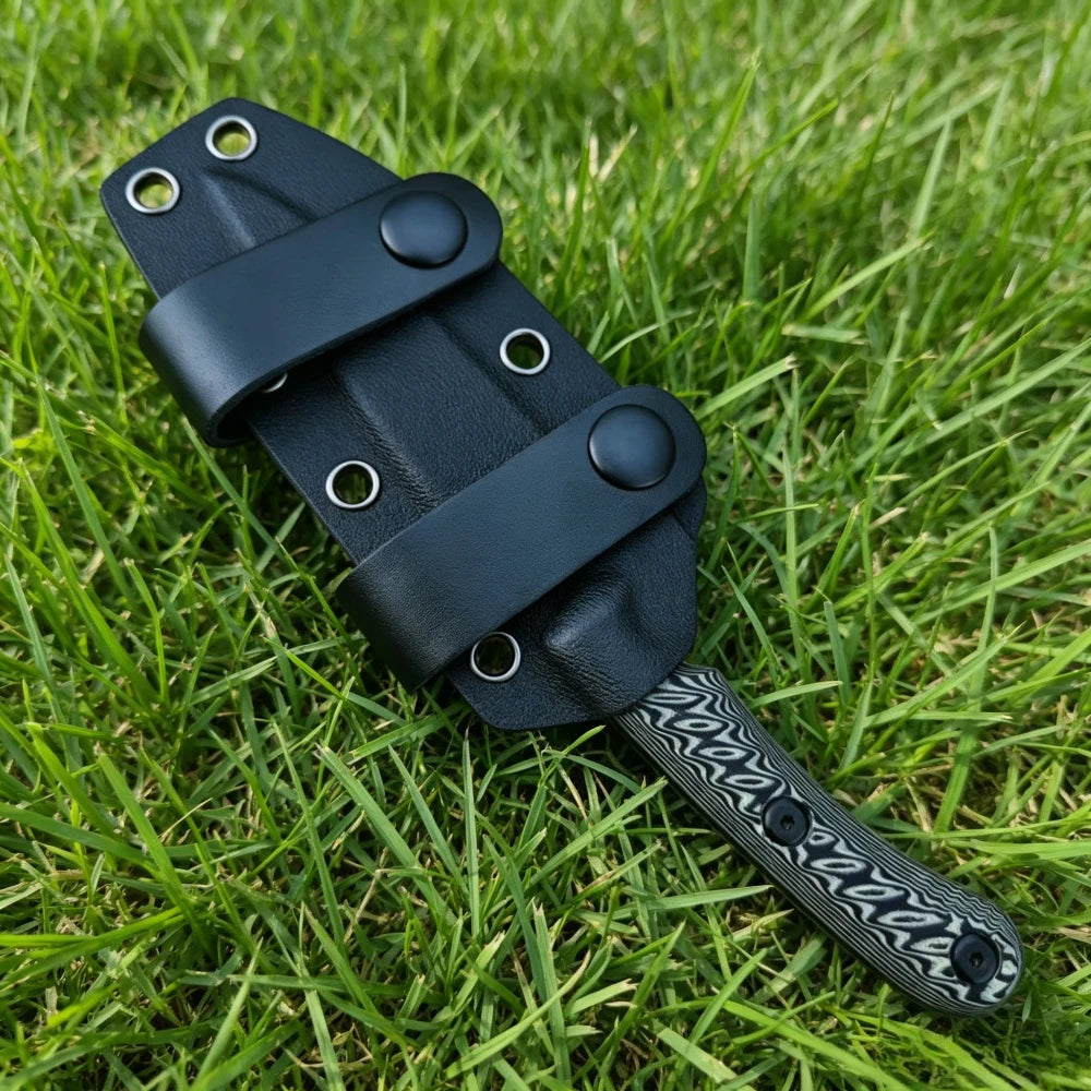 Ergonomic Design Festival Preferred Gift Outdoor Portable Handmade Straight Knife with Sheath Lightweight Camping Cooking Knives