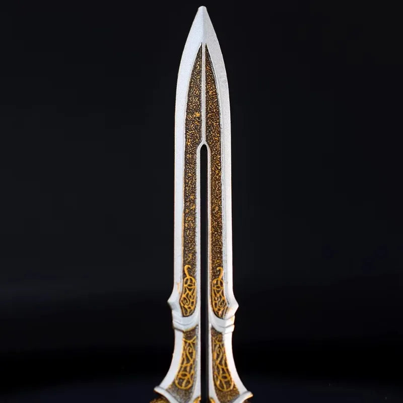 Mini God of War 4 Katana Metal Kratos Athena Sword Blade Olympus Ghost Leviathan Chaos AXE Real Japanese Katana Sabre Anime Toy