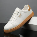 Skateboarding Shoes Men Flat Comfortable Leather Casual Vulcanized Shoes Trendy Classic Breathable Cheap Sneakers Man Plus Size