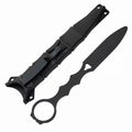2026 model outdoor unsharpened small straight knife, easy to carry EDC440 blade training knife, training sheath
