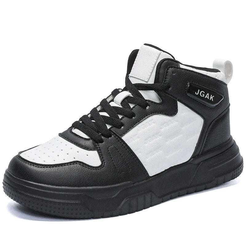 Plus Big Size 49 50 51 52 High Top Skateboarding Shoes Men Fashion Leather Casual Sneakers Dropshipping