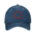 God of War - Omega dhurafudrwq Baseball Cap Distressed Denim Washed God of War Kratos Game Headwear Outdoor Adjustable Cap