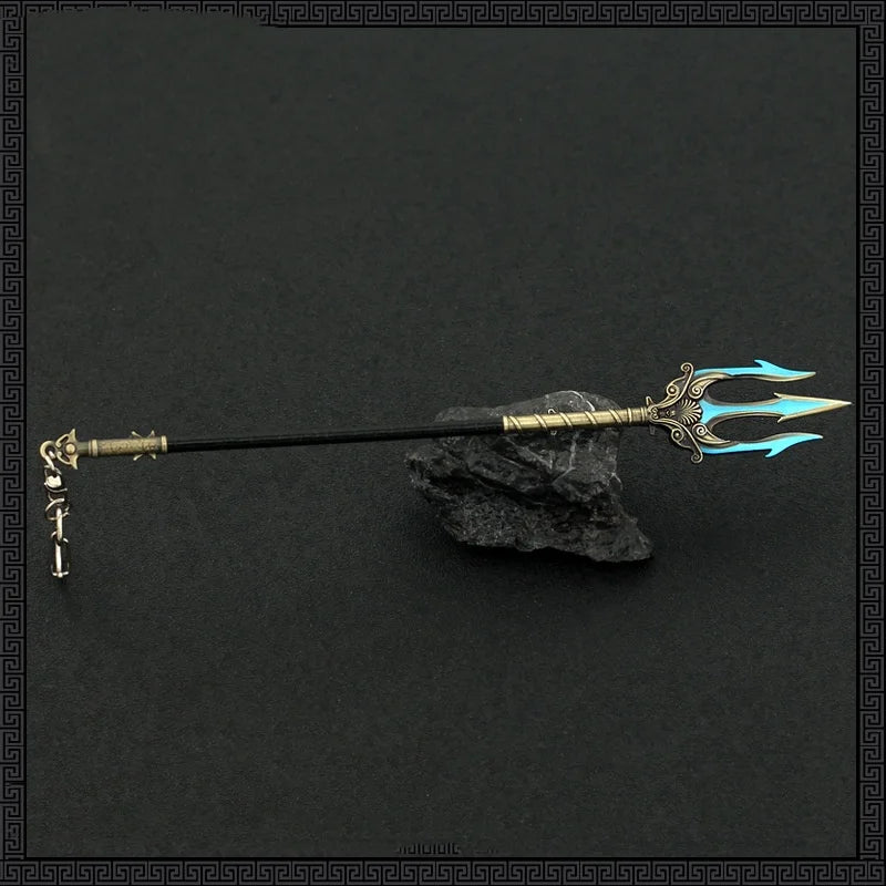 Mini God of War 4 Katana Metal Kratos Athena Sword Blade Olympus Ghost Leviathan Chaos AXE Real Japanese Katana Sabre Anime Toy