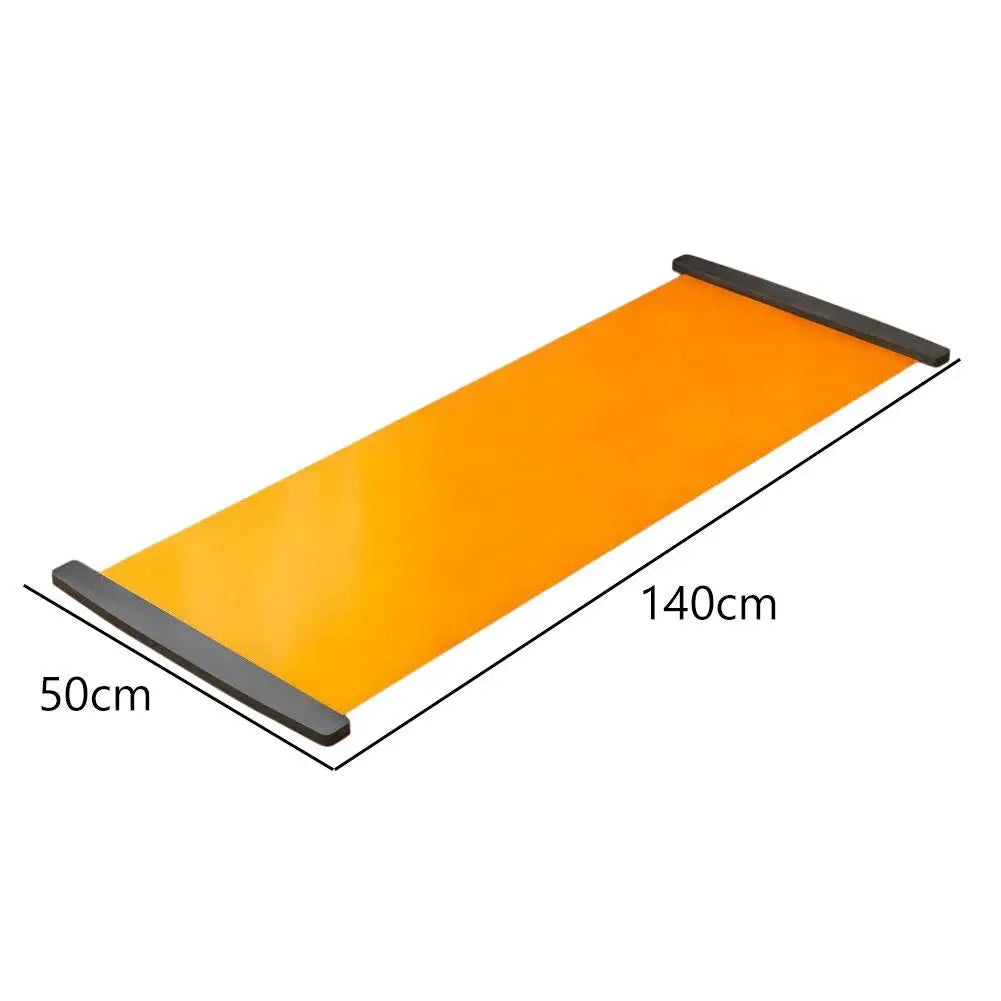 Professional Skating Slide Board for Speed Skating Training Home Skiing Simulator Fitness Gliding Mat for Core Leg Exercise