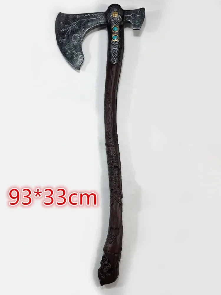 Cosplay 1:1 God of War 4 War Beast Axe Leviathan B Pirate Ghost Axe Prop Weapons Role Playing Cos Axe PU Model  Prop