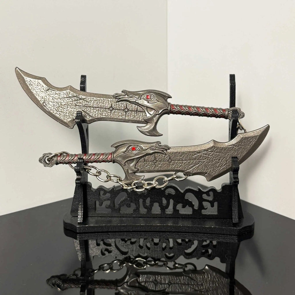 Kratos Weaponry Collectible Game Replica Ornaments Chaos Blade Alloy Craft Model Copslay Prop Two-handed Sword Safety Toys Knife
