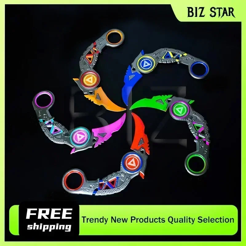 15cm/5.91in APEX Heirloom Raptor Claws Model Game Periphery Full Metal Blunt Karambit Knives Desktop Decoration Crafts Toys Gift