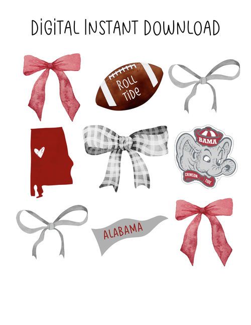 Alabama Bow Digital Download - STAND OUT FLEXSARAH