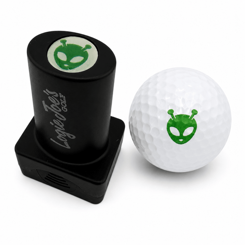 Alien Golf Ball Stamp | Quick-Dry Ink Stamper | Easy Ball Identification | Fun Golf Gift - STAND OUT FLEXSARAH