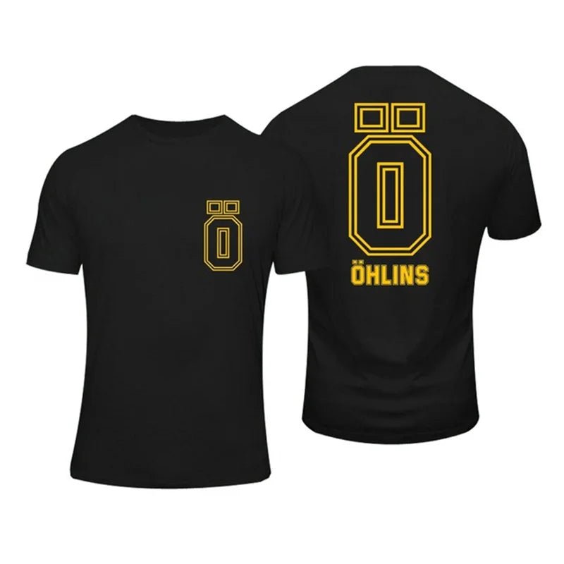 Amazing Tees Men Ohlins Shock Suspension Car Motorcycle Sport Racing T Shirt Summer Casual Oversized men's Short sleeve T-shirts - STAND OUT FLEXSARAH