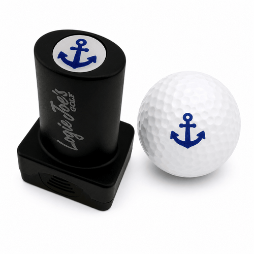 Anchor Stamp | Quick-Dry Ink Stamper | Easy Ball Identification | Fun Golf Gift - STAND OUT FLEXSARAH