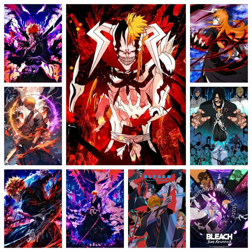 Anime Bleach Diamond Painting Kit 5D DIY Diamond Embroidery Handmade Art Children's Exquisite Gift Crafts Home Decoration - STAND OUT FLEXSARAH