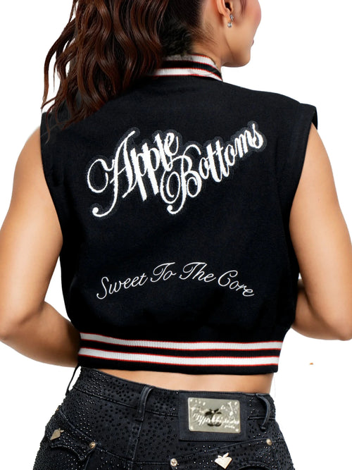 Apple Varsity Jacket / Vest - STAND OUT FLEXSARAH