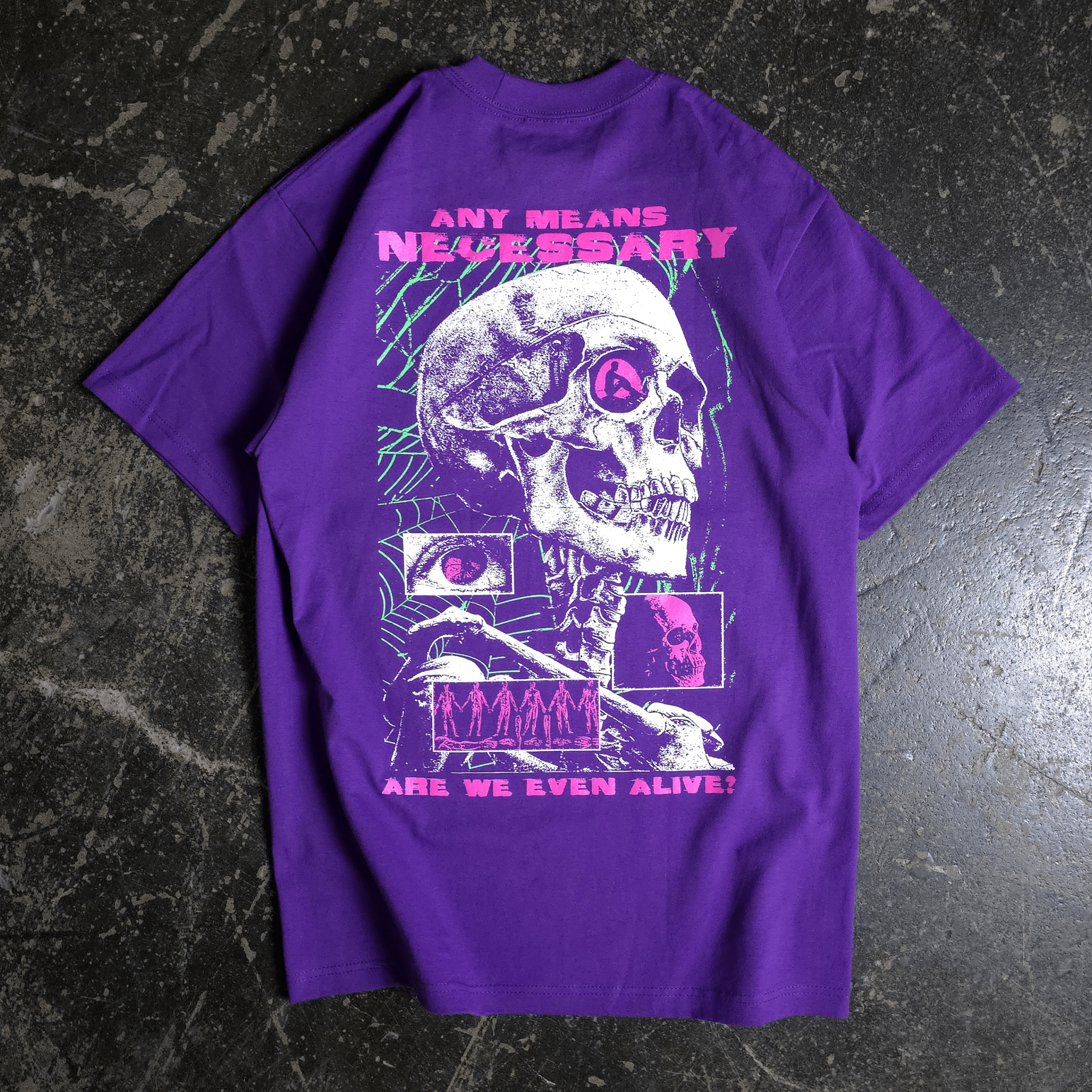 Are We Even Alive T-Shirt Purple - STAND OUT FLEXSARAH