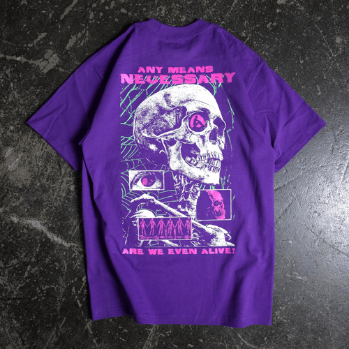 Are We Even Alive T-Shirt Purple - STAND OUT FLEXSARAH