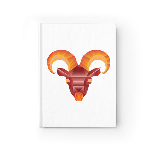 Aries Hardcover Journal - Blank - STAND OUT FLEXSARAH