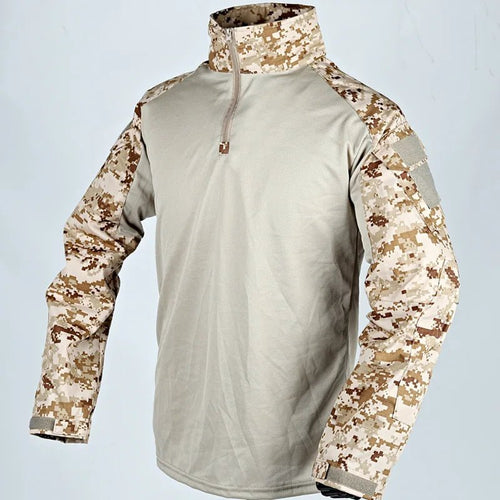 Army Outdoors T Shirt Long Sleeve Combat Shirt Tactical Clothing BreathableTraining Hunting Clothes Hiking Shirt Work Wear Men - STAND OUT FLEXSARAH
