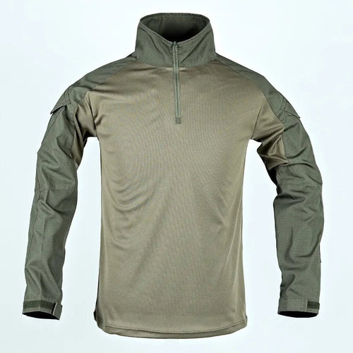 Army Outdoors T Shirt Long Sleeve Combat Shirt Tactical Clothing BreathableTraining Hunting Clothes Hiking Shirt Work Wear Men - STAND OUT FLEXSARAH